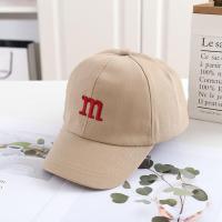 ราคา หมวกเบสบอลสำหรับเด็กชายเด็กหญิงหมวกมีที่บังแดดปักลายตัวอักษร M หมวกเด็กปรับได้หมวกกันแดดสำหรับเด็ก (13697801452)