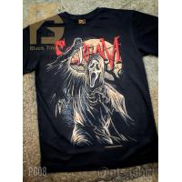 ราคา PG 08 Scream เสื้อยืด หนัง นักร้อง เสื้อดำ สกรีนลาย ผ้าหนา PG T SHIRT S M L XL XXL (10008610913)