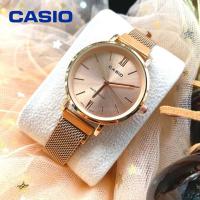 ราคา มาใหม่ล่าสุด นาฬิกา Casioนาฬิกาข้อมือสายแม่เหล็ก ปรับสายได้เอง เหมาะสำหรับคุณผู้หญิง สุภาพสตรีหรูหราแฟชั่นนาฬิกาควอตซ์ (17461626177)