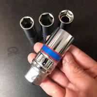 ราคา Kingtony บล็อกถอดหัวเทียน รู 1 2 4หุน ลูกบล็อก หัวเทียน ลูกบล็อกถอดหัวเทียนแกนยาง (19314146457)