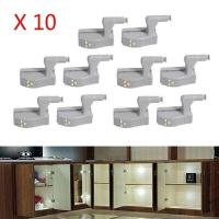 ราคา 10 5 2ชิ้น LED ด้านในไฟบานพับไฟติดใต้ตู้ทั่วไปตู้เสื้อผ้าเซ็นเซอร์ตู้ไฟห้องนอนตู้เสื้อผ้าโคมไฟกลางคืนตู้เสื้อผ้า (19679465494)