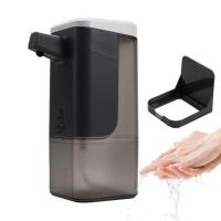 ราคา Automatic Soap Dispenser Wall Mount Touchless LED Hand Soap Dispenser Self Adhesive 600ml Large Capacity Dish Soap Dispenser with 3 Levels Adjustable for Bathroom Kitchen calm (20575794217)