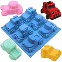 ราคา พิมพ์ซิลิโคน รูปรถ 3 แบบ 6 ช่อง คละสี ุุ6 car silicone moulds อย่างดี จึงสามารถสัมผัสกับอาหารได้ (9032337367)