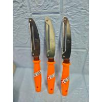 ราคา มีด มีดปอก ผลไม้ 412 มีดปอกมะละกอ ที่ปอกผลไม้ ที่ปอก มีดปอก มีดปอกตราคนป่า มีดปอกแตง แพ็ค 3 ชิ้น (7895623446)