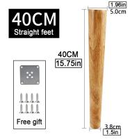 ราคา Onuobao 1pcโซฟาไม้เนื้อแข็งคุณภาพสูงฟุตโต๊ะไม้ยางพาราทรงกรวยเฉียงตู้เสื้อผ้าเท้าสไตล์นอร์ดิกเตียงเท้าเปลี่ยนเฟอร์นิเจอร์ (1774292092)