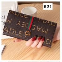 ราคา กระเป๋าสตางค์ใบยาว สีพาสเทล ทูโทน Two Tone (13178449424)