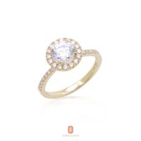ราคา Jewellista แหวน Halo เงินแท้ ประดับพลอย CZ (16802999929)