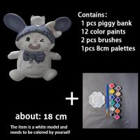 ราคา Rex TT กระปุกออมสินไวนิล รูปหมู สีขาว ไม่แตกหัก แฮนด์เมด DIY สําหรับแม่ และลูก (20419602241)