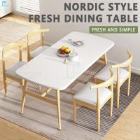 ราคา Desk Shop โต๊ะกินข้าว dining table โต๊ะทานข้าว โต๊ะทำงาน โต๊ะ โต๊ะอาหาร โต๊ะอเนกประสงค์ สไตล์นอร์ดิก ขาเหล็ก สไตล์ลอฟท์ โต๊ะเท่านั้น (17192696179)