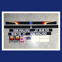 ราคา สติ๊กเกอร์ติดรถไถฟอร์ด รุ่น AT6610 ดำ 3สี ดำ 4สี ford AT6610 งานสกรีน สีสวย ติดทน งานละเอียด (11034618917)