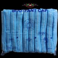 ราคา หมวกคลุมผมแบบใยสังเคราะห์ หมวกตัวหนอน 50ชิ้น แพ็ค ยาว 21cm Head Cover Bouffant Cap (17021963179)