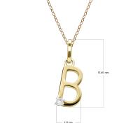 ราคา Gemondo จี้ทองคำแท้ 9 กะรัต 9K ตัวอักษร A B C D E F H J K M N O P R S T V W Y Z ประดับเพชรแท้ หรือ พลอยแท้ จี้ทองคำ จี้ทองแท้ จี้พลอย จี้พลอยแท้ จี้เพชรแท้ (12419385601)