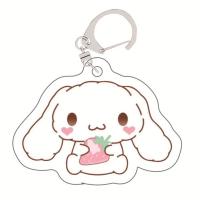 ราคา พวงกุญแจอะนิเมะ Sanrios Hello Kitty Kuromi Mymelody Cinnamoroll อะคริลิคน่ารักกุญแจกระเป๋าสะพายดึงดูดใจพวงกุญแจอุปกรณ์ของขวัญเด็ก (19078719411)
