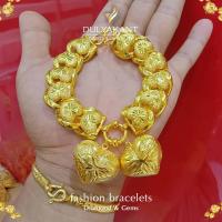 ราคา เลสข้อมือ เศษทองคำแท้ ลายหัวใจ หนัก 10 บาท ยาว 6 8 นิ้ว 1 เส้น BJ11 (17443609216)