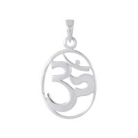 ราคา Silver thai OM Pendant 925 sterling silver เครื่องประดับเงินแท้ จี้สัญญาลักษณ์รูปโอมเงินแท้925 ใส่แล้วไม่แพ้ เงินแท้ไม่ชุบ เงินแท้925 พร้อมส่ง (9857587289)