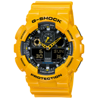 ราคา นาฬิกา รุ่น Casio G Shock นาฬิกาข้อมือ นาฬิกาผู้ชาย สายเรซิ่น รุ่น GA 100B 4A สีแดง ของแท้100 ประกันศูนย์ CASIO 1 ปี จากร้าน MIN WATCH (8083518156)