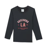 ราคา Skechers สเก็ตเชอร์ส เสื้อยืดแขนยาวเด็กผู้หญิง Girls Red Mood Long Sleeve Tee Apparel SL124K231 02L2 (21313863842)