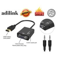 ราคา สายแปลงจาก HDMI ออก VGA audio HDMI to VGA audio Converter Adapter HD1080p Cable Audio Output (103169869)