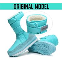 ราคา เบามาก กันน้ำซึมพร้อมลุยหิมะ รองเท้าบูทกันหนาว รองเท้าบูทลุยหิมะ บู๊ทกันหนาวชาย บูทกันหนาวหญิง Snow Boots Size 33 46 (17390999095)
