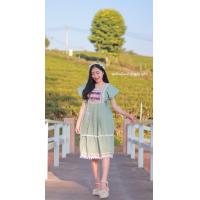 ราคา ชุดพื้นเมือง เดรสผ้าฝ้ายทรงโมเดิลเกาหลี ผ้าฝอกนุ่ม สีไม่ตก มีS XL สินค้ามีพร้อมส่ง (17839234448)