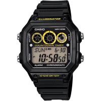 ราคา Casio นาฬิกาข้อมือผู้ชาย รุ่น AE 1300WH 1AV สีดำ (144198)