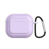 ราคา 2021 Release AirPods 3rd Generation Case Cover Soft Silicone Shock Absorbing Protective AirPods 3 Case Skin with Keychain Support Wireless Charging Front LED Visible (10944220030)