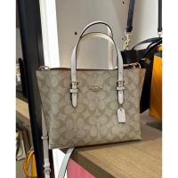 ราคา แท้100 COACH Mini MOLLIE TOTE 25 IN SIGNATURE CANVAS มีหลายสีให้เลือก (21260712105)
