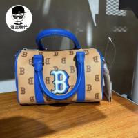 ราคา MLB NY New York Yankees กระเป๋าหนังกระเป๋าหมอนใหม่กระเป๋าบอสตันพิมพ์ลายดอกไม้กระเป๋าถือสะพายไหล่เก่ากระเป๋า Crossbody (19552039940)