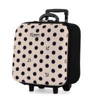 ราคา BAG BKK กระเป๋าเดินทางหน้านูน Wheal กระเป๋าล้อลาก 16x16 นิ้ว Code F7801 16 Dot (407273841)