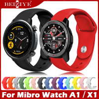 ราคา Sport ซิลิโคน สายนาฬิกา For Mibro watch A1 สาย Smart Watch Band Mibro watch X1 สาย สายนาฬิกาข้อมือสำหรับ Replacement watchband Accessories (16180533785)