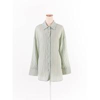 ราคา Simple Par เสื้อเชิ้ตแขนยาว กระดุมหน้า เว้าหลังมีเชือกผูก Preloved (20662413285)