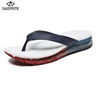 ราคา SAGYRITE Flip Flops สำหรับผู้ชาย Plus Size Air Cushion Flip Flops รองเท้าแตะกลางแจ้ง (15110247067)