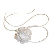 ราคา สร้อยคอสร้อยโชคเกอร์ผู้หญิงลายดอกกุหลาบ3D ย้อนยุคสีดำสีขาวลูกไม้หรูหราสายรัดปรับได้อุปกรณ์ปาร์ตี้สร้อยคอ (20072732798)