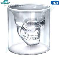 ราคา RCTOWN 2024New Hiazhilv คริสตัลรูปหัวกะโหลกวอดก้ายิงไวน์วิสกี้แก้วดื่มถ้วยขวด Faddish (20627906513)