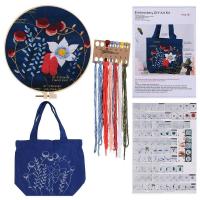 ราคา WENYOU ห่วงปัก ลายดอกไม้ มือใหม่ DIY ชุดเย็บปักถักร้อย กระเป๋าผ้าแคนวาส กระเป๋าถือ ปักครอสติส (13796256238)