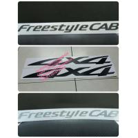 ราคา สติ๊กเกอร์แบบดั้งเดิมรถ มาสด้า คำว่า Freestyle CAB หรือ 4x4 ติดรถ mazda BT 50 sticker ติดรถ แต่งรถ BT50 (10269860903)