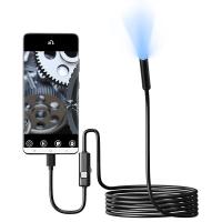 ราคา กล้องกล้องเอนโดสโคปขนาดเล็ก8MM 720P USB TYPE C 1 2 3 5 5 10M กล้องงูสายเคเบิลแข็งยืดหยุ่นได้กล้องงู IP67กันน้ำกล้องตรวจความสะอาดฟัน8ไฟ LED สำหรับสมาร์ทโฟนแอนดรอยด์พีซี (19759610763)