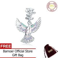 ราคา BAMOER จริง925เงินสเตอร์ลิงจี้นกพิราบสัญลักษณ์สันติภาพสำหรับสร้อยข้อมือเงินแท้หรือสร้อยคอเครื่องประดับ BSC295 (19900132147)