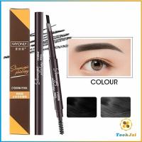 ราคา TookJai ดินสอเขียนคิ้ว ทนทานกว่า กันน้ำ ดินสอเขียนคิ้วแบบหมุน 2 in 1 มีแปรงปัดคิ้วในตัว มี 5 สีให้เลือก automatic eyebrow pencil (15919624482)