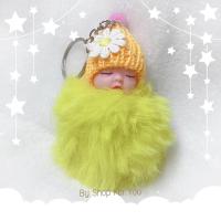 ราคา พวงกุญแจเบบี้ปอมปอม พวงกุญแจขนฟู พวงกุญแจคล้องกระเป๋า พวงกุญแจเด็กนอนหลับ พร้อมส่ง (21341244046)