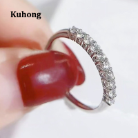 ราคา Kuhong แหวนแต่งงานสำหรับผู้หญิงแหวนแฟชั่นผู้หญิงสีสดใสแบบติดต่อขายส่ง แถบแต่งงาน (13676935388)