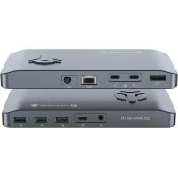 ราคา Thunderbolt 3 Dock with NVMe SATA Enclosure Fan Yottamaster USB C Laptop Docking Station w Dual 4K Display 65W Charging 8TB Expansion USBA C Ethernet Audio for Mac M1 Windows MS5 Thunderbolt 3 Dock Pr