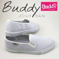 ราคา Buddy AS 213 รองเท้าผ้าใบ PVC สุภาพสตรีและสุภาพบุรุษ Basic Sport Style (17415056083)