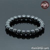 ราคา อาเป่า หินเฮมาไทต์ Hematite ขนาด 8 มิล คัดหิน กำไลหินสี กำไลหินนำโชค แร่ในตระกูลเหล็กไหล แร่เฮมาไทต์ หินสีเงิน หินมงคล สร้อยข้อมือ (686852455)
