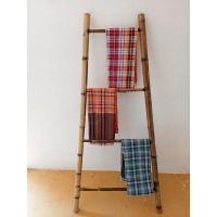 ราคา ราวตากผ้า บันไดพาดผ้า บันไดไม้ไผ่สำหรับตกแต่ง บันไดทรงเอ รมควันเคลือบเงาฟรี (21353840731)