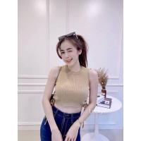 ราคา ท็อปไหมพรมทรงแบบ พส ซงจีอา เรียบแต่เก๋สุดๆ ดีเทลผูกโบว์2 ข้าง (16014723154)