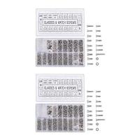 ราคา 1000Pcs Stainless Steel Eyeglasses Watch Repair Screw Replacement Kit Set Tiny Screws Nut Assortment Repair Tool Kit Set (18891240842)