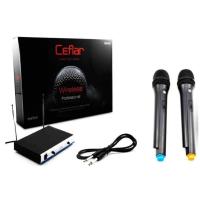 ราคา Ceflar Microphone ไมค์โครโฟนไร้สาย รุ่น CM 002 สีดำ (460462469)