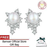 ราคา BAMOER ต่างหูเม็ดกลมทำจากเงินแท้925สำหรับผู้หญิงเครื่องประดับแฟชั่นต่างหูแบบ BSE761 (16880618095)