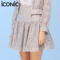 ราคา iCONiC SMOKY SKIRT 6318 กระโปรงสั้น ผ้าลูกไม้ สีเทา กระโปรงย้วย กระโปรงระบาย กระโปรงลูกไม้ กระโปรงออกงาน เสื้อผญ เสื้อทำงาน (12456353473)